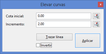 Diálogo Elevar curvas