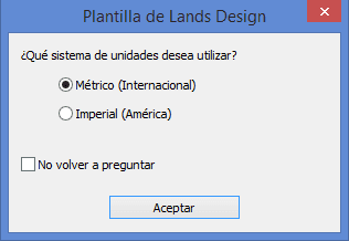 Lista de plantillas de Lands Design.