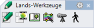 Werkzeugleiste Lands-Werkzeuge