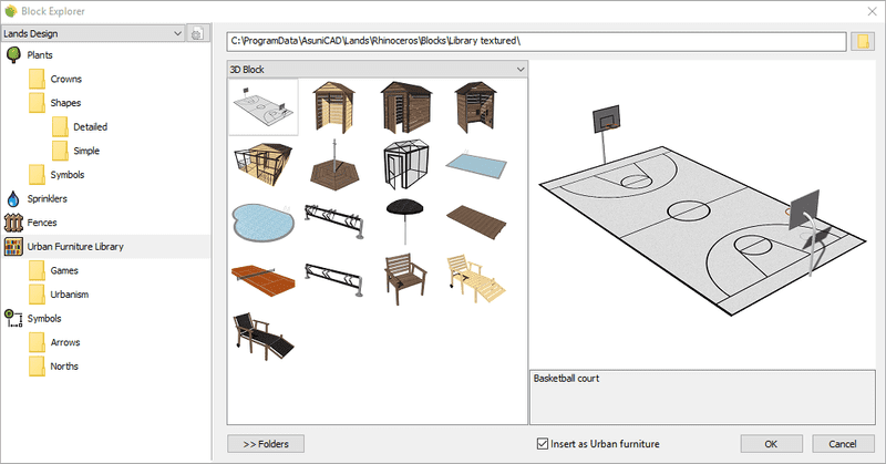 Block Explorer dialog