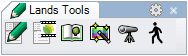 Lands Tools toolbar