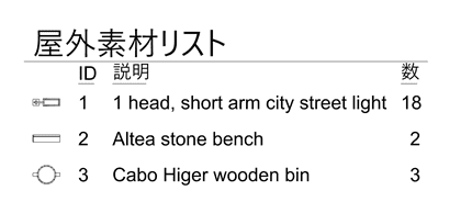 屋外素材リスト